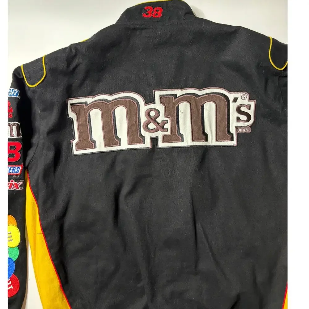 NWT M&M NASCAR jacket- Y2K brand new -2XL